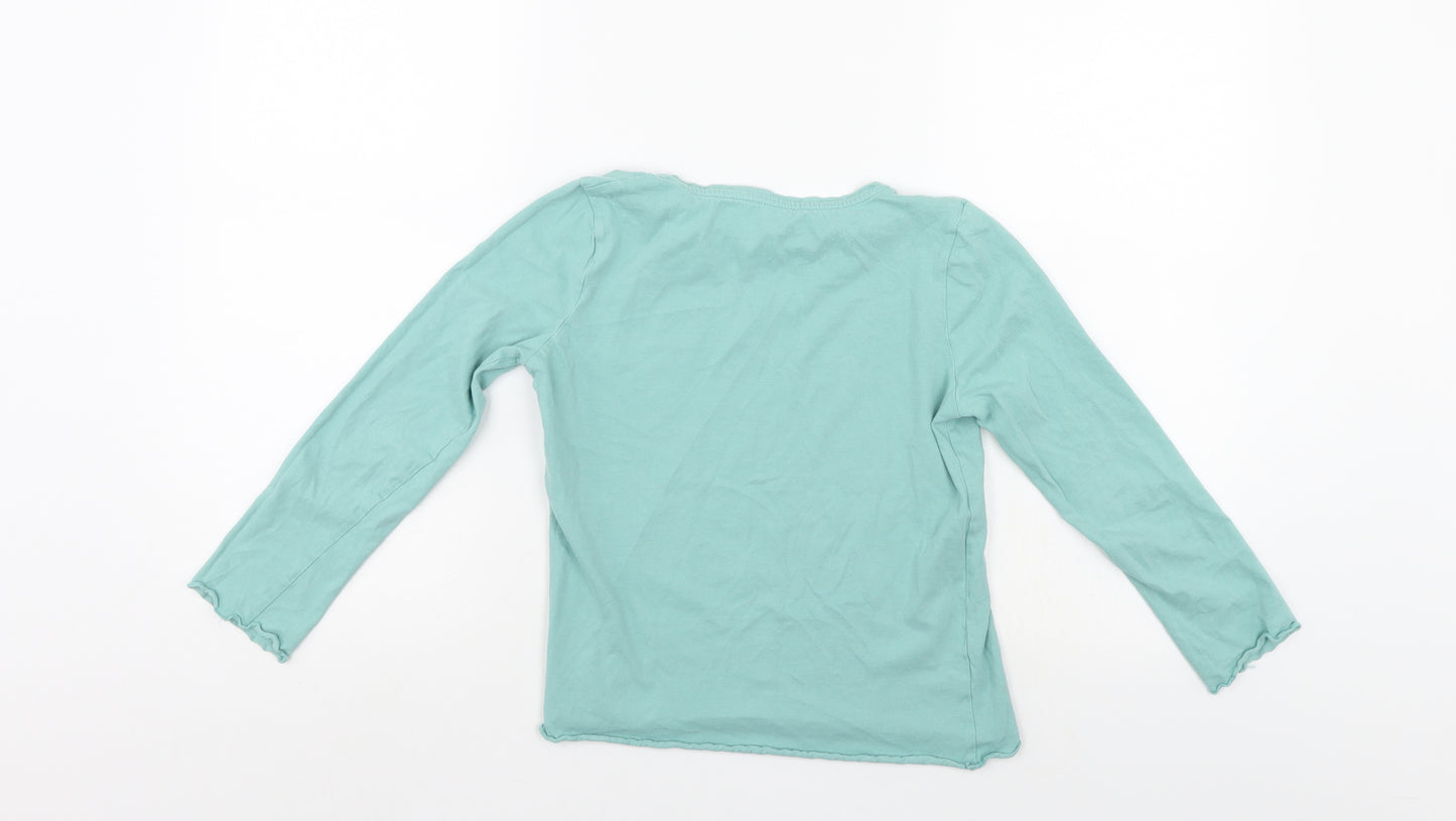 F&F Girls Green    Pyjama Set Size 9-10 Years