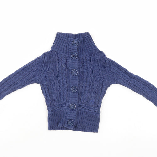 Replay & son Boys Blue   Cardigan Jumper Size 6-9 Months