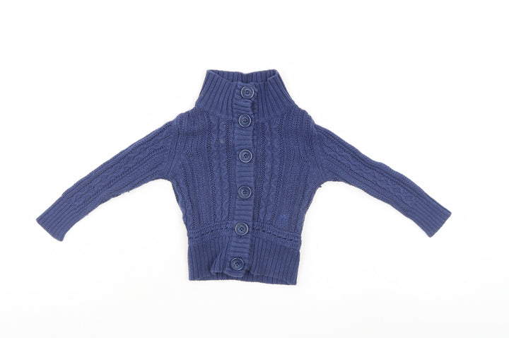 Replay & son Boys Blue Cardigan Jumper Size 6-9 Months