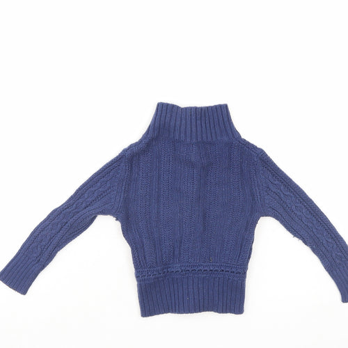 Replay & son Boys Blue   Cardigan Jumper Size 6-9 Months
