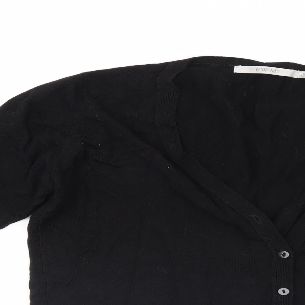 EWM Womens Black   Cardigan Jumper Size 10