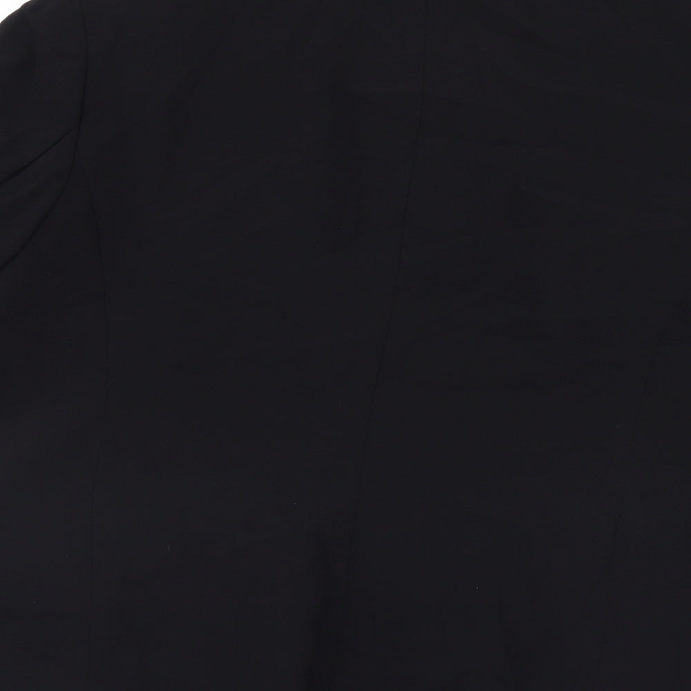 M&S Womens Black   Jacket Blazer Size 14
