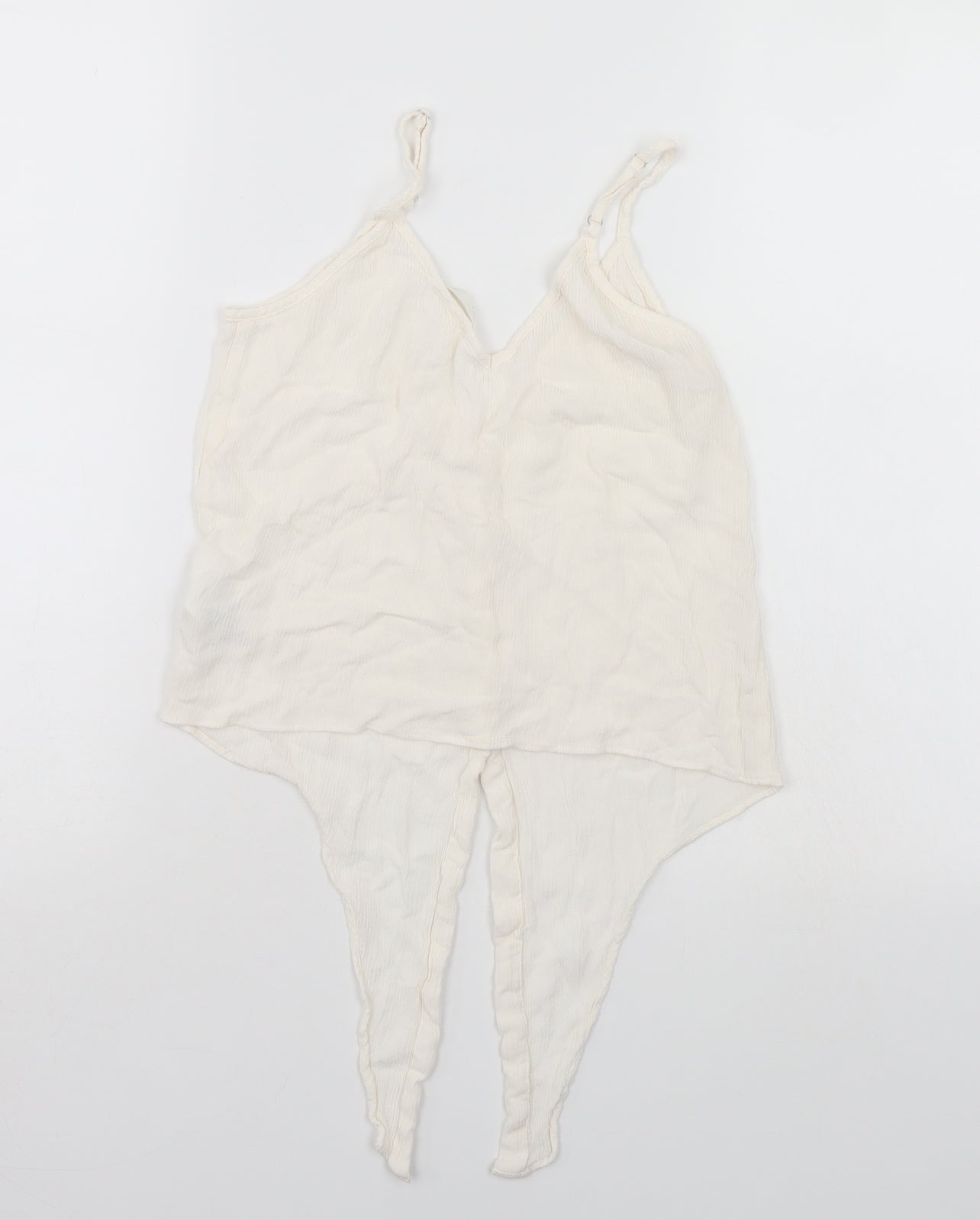 H&M Womens White   Basic Blouse Size S