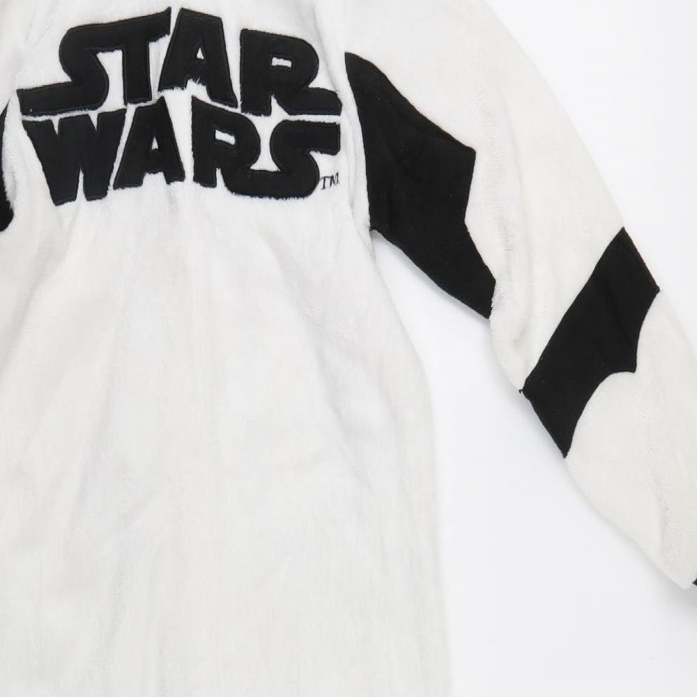 Star Wars Boys White    One Piece Size 11-12 Years  - star wars