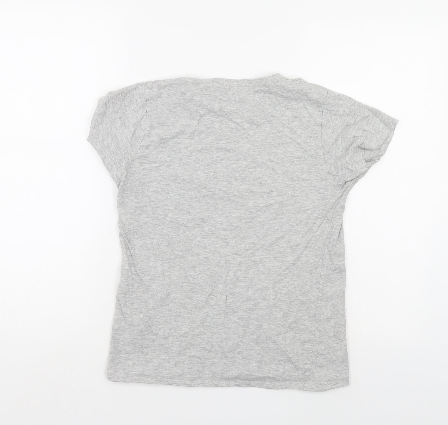 Priark Womens Grey   Basic T-Shirt Size 4