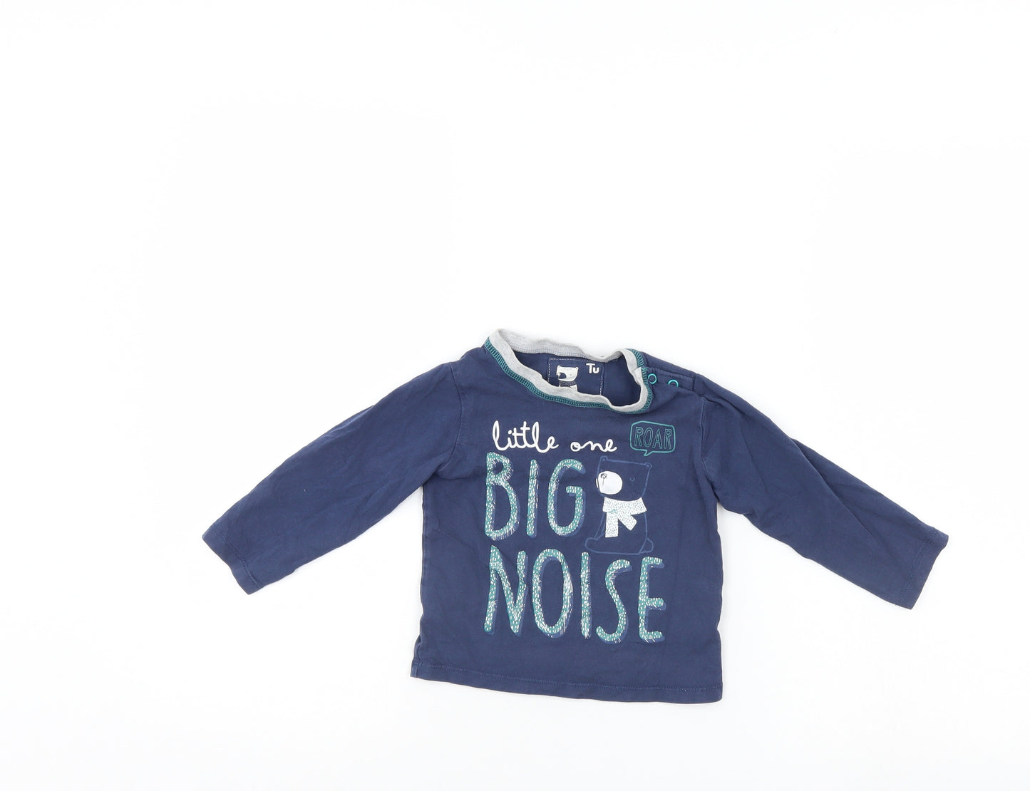 TU Boys Blue   Pullover Jumper Size 12-18 Months