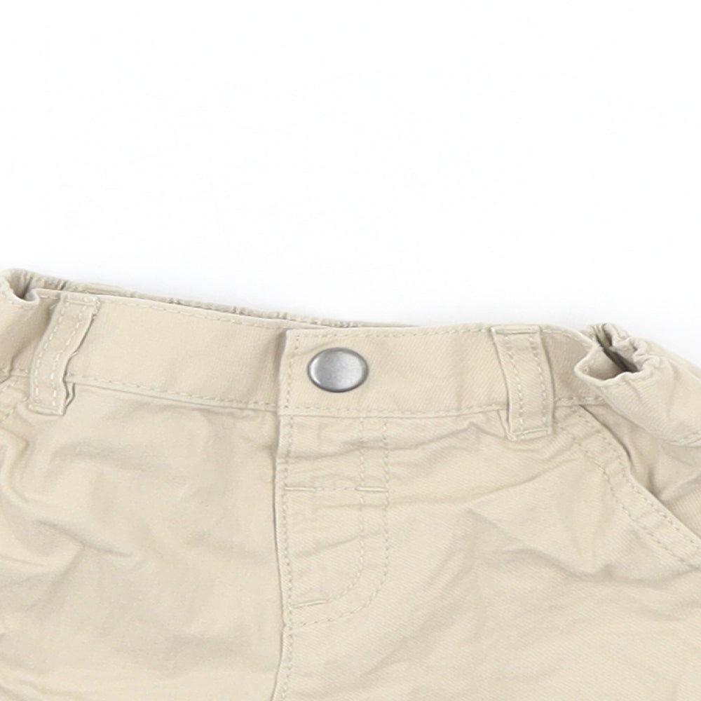 F&F Boys Beige   Cropped Trousers Size 3-6 Months  - chino shorts