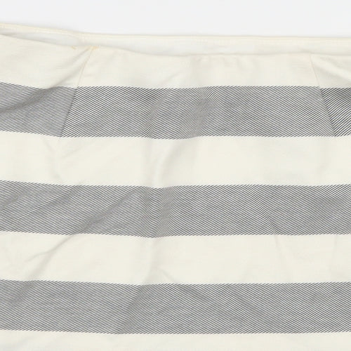 Top Shop Womens Multicoloured Striped  A-Line Skirt Size 8