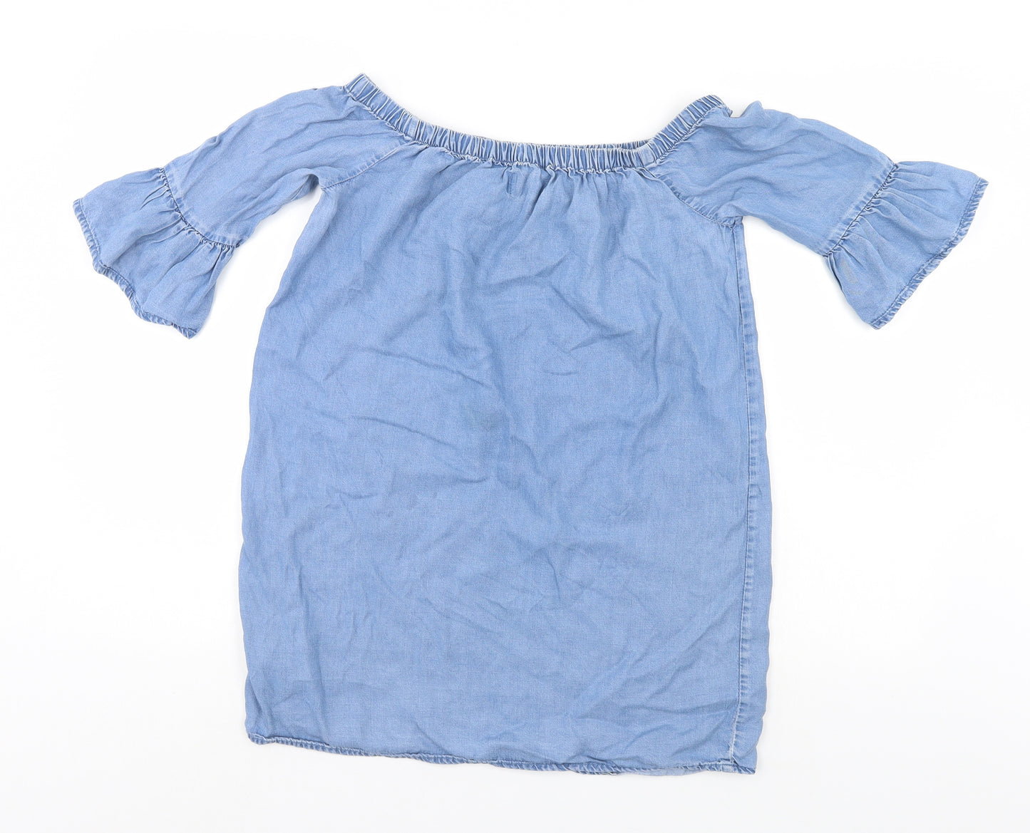 New Look Womens Blue   Tunic Blouse Size 8