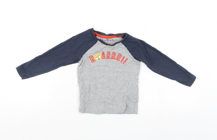 Nutmeg Boys Multicoloured Henley Jumper Size 12-18 Months