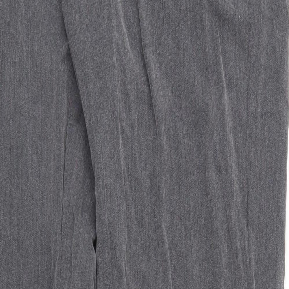 Preworn Womens Grey   Trousers  Size 16 L28 in - Elastic Waist