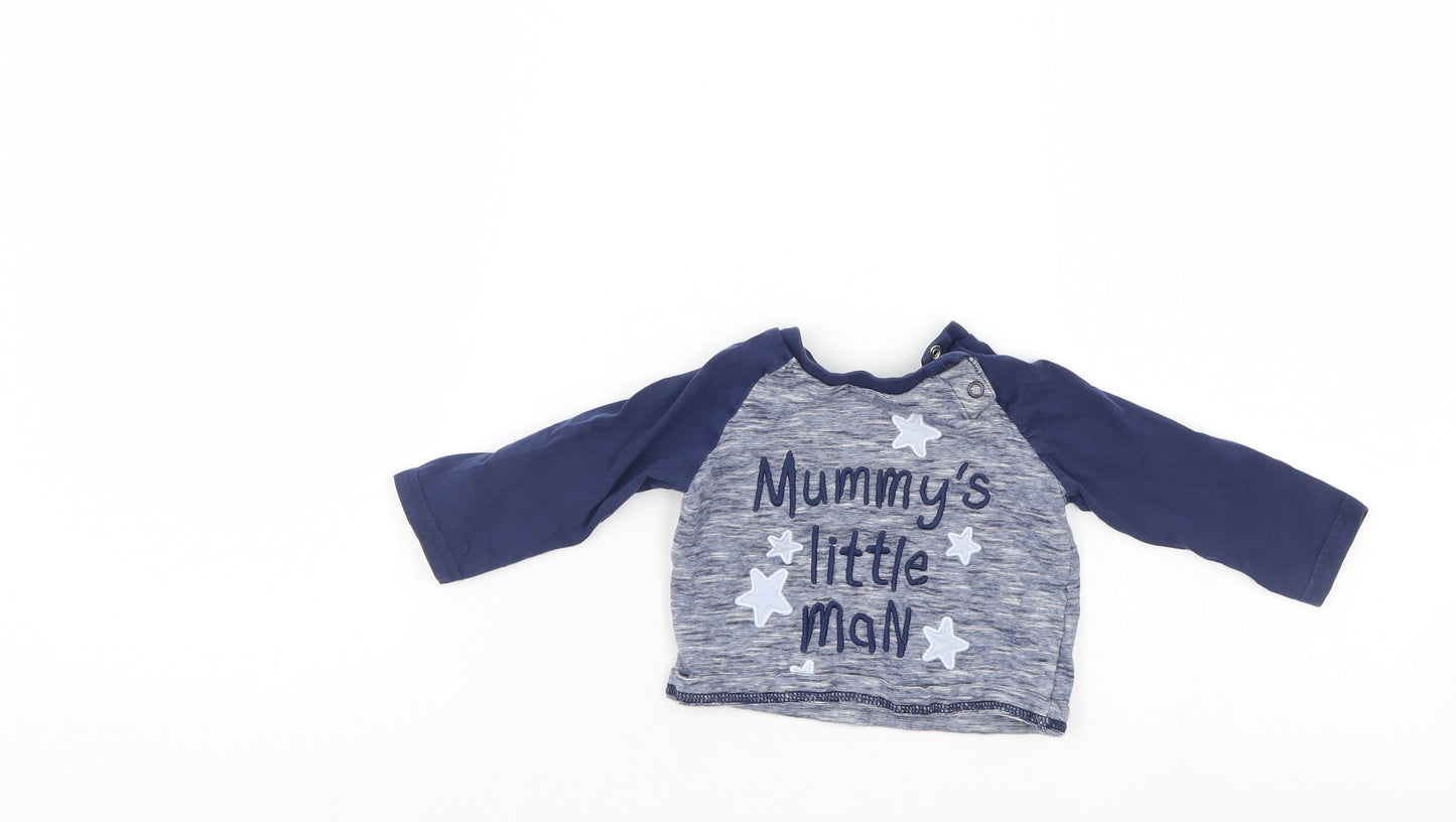 TU Boys Blue   Pullover Jumper Size 3-6 Months