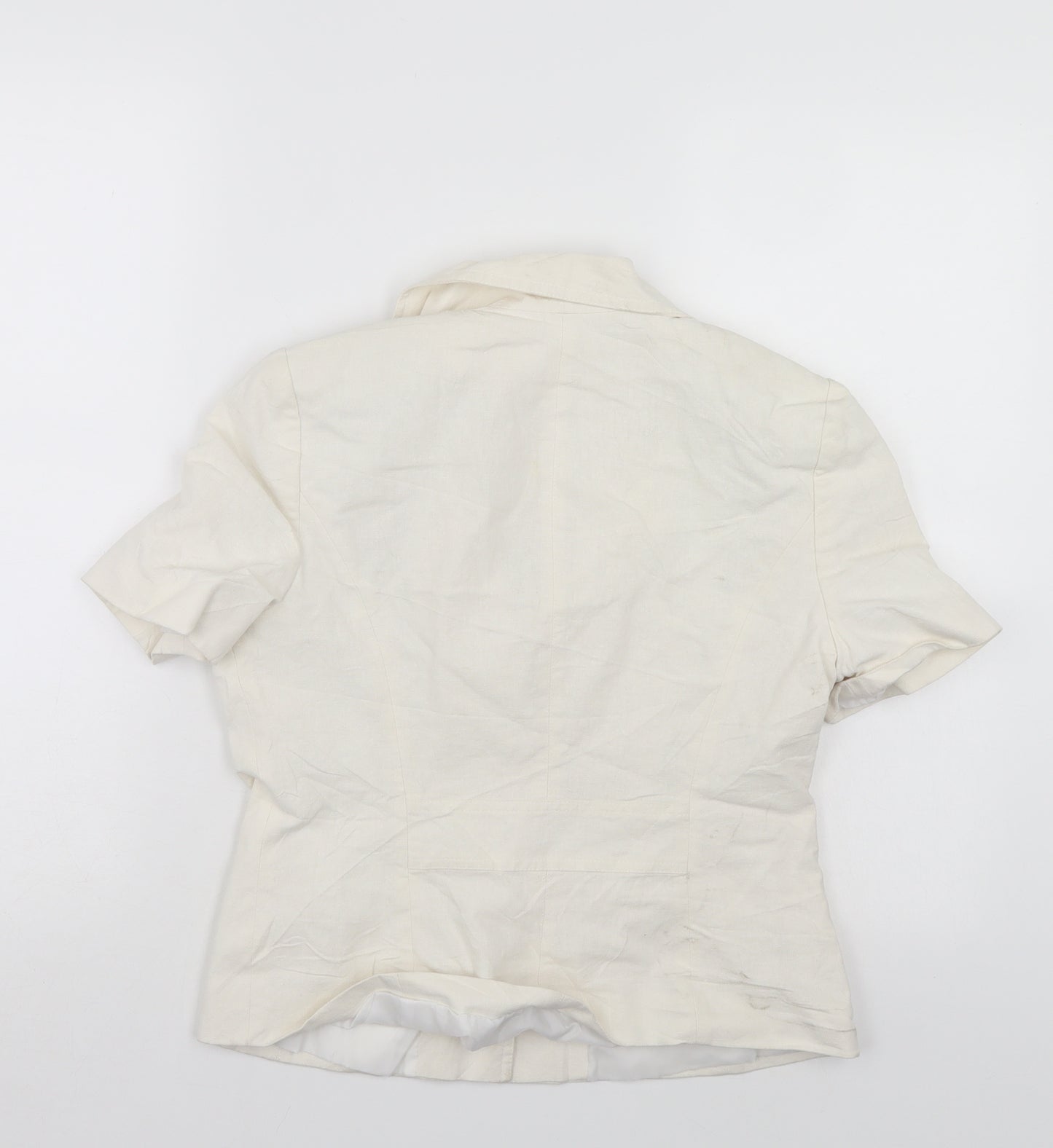 BHS Womens White   Jacket Blazer Size 10