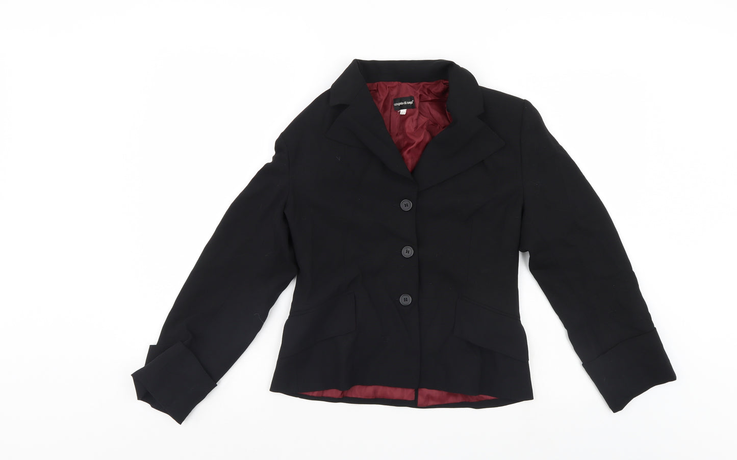 angelo di nepi Womens Black   Jacket Suit Jacket Size 12