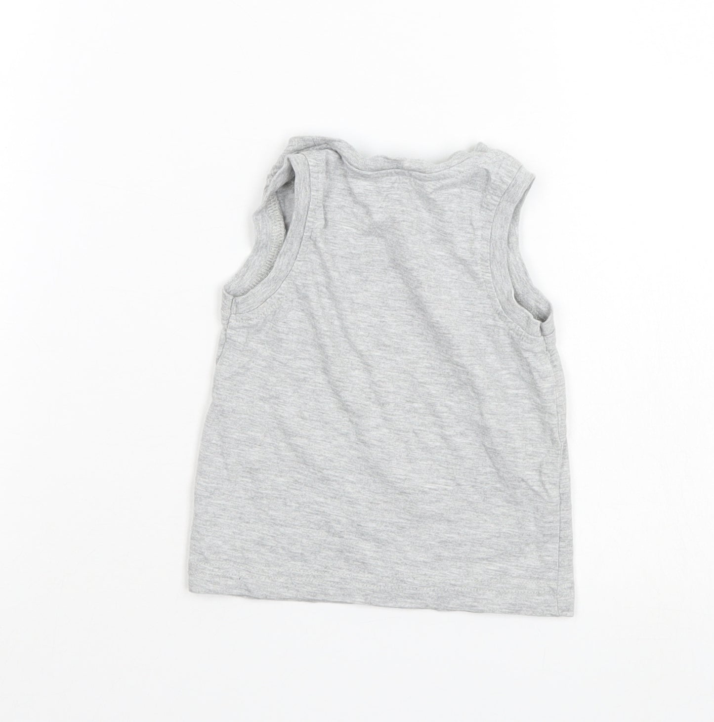 George Boys Grey   Basic Tank Size 9-12 Months