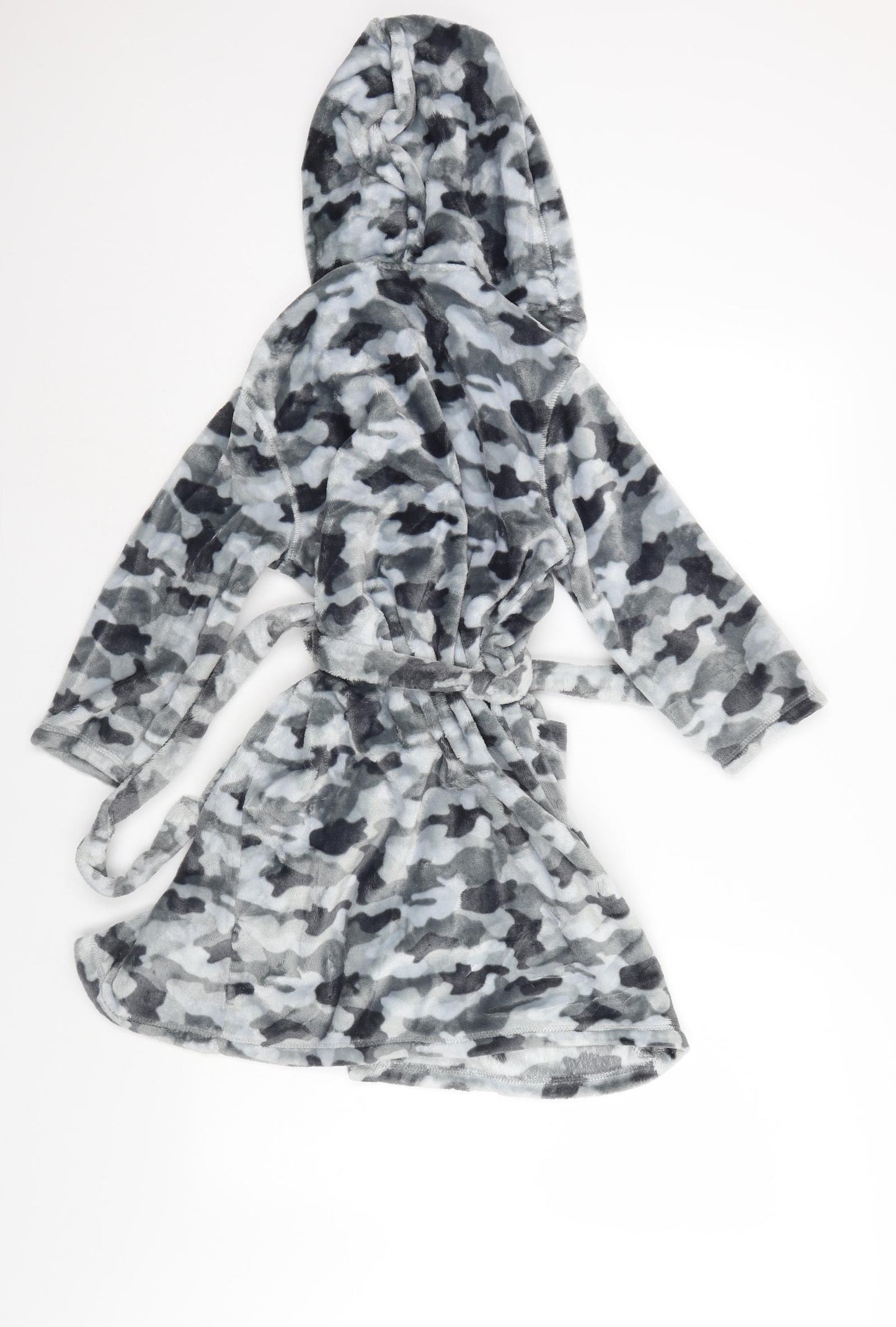 M&S Boys Multicoloured Camouflage   Gown Size 7-8 Years