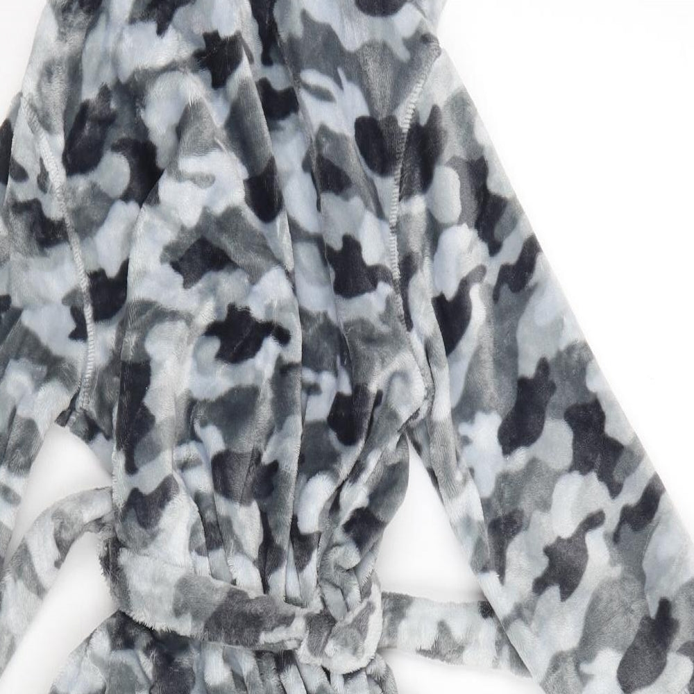 M&S Boys Multicoloured Camouflage   Gown Size 7-8 Years