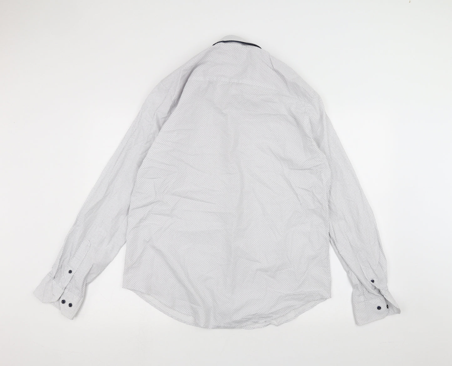 NEXT Mens White    Dress Shirt Size L