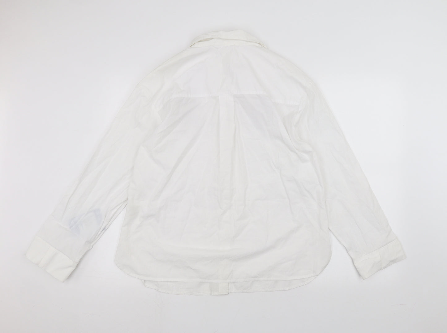 Preworn Mens White    Dress Shirt Size 14