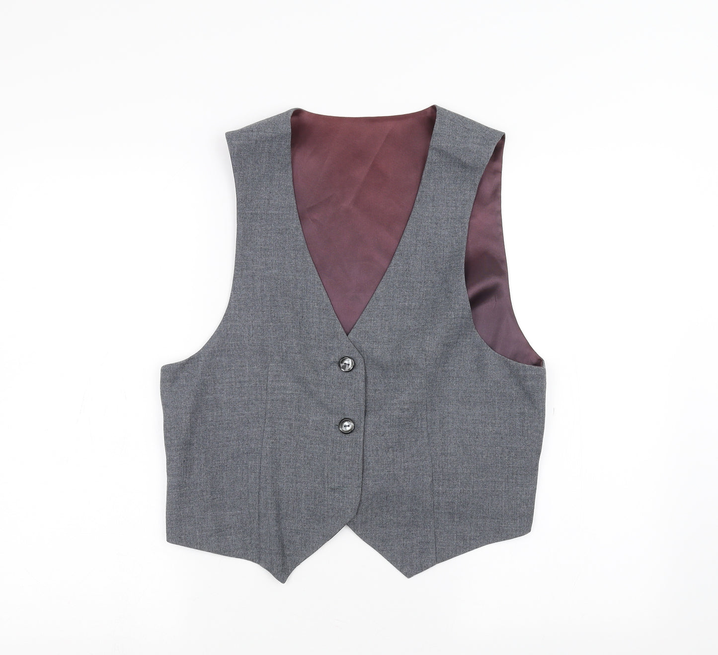 Preworn Mens Grey   Jacket Suit Waistcoat Size 36