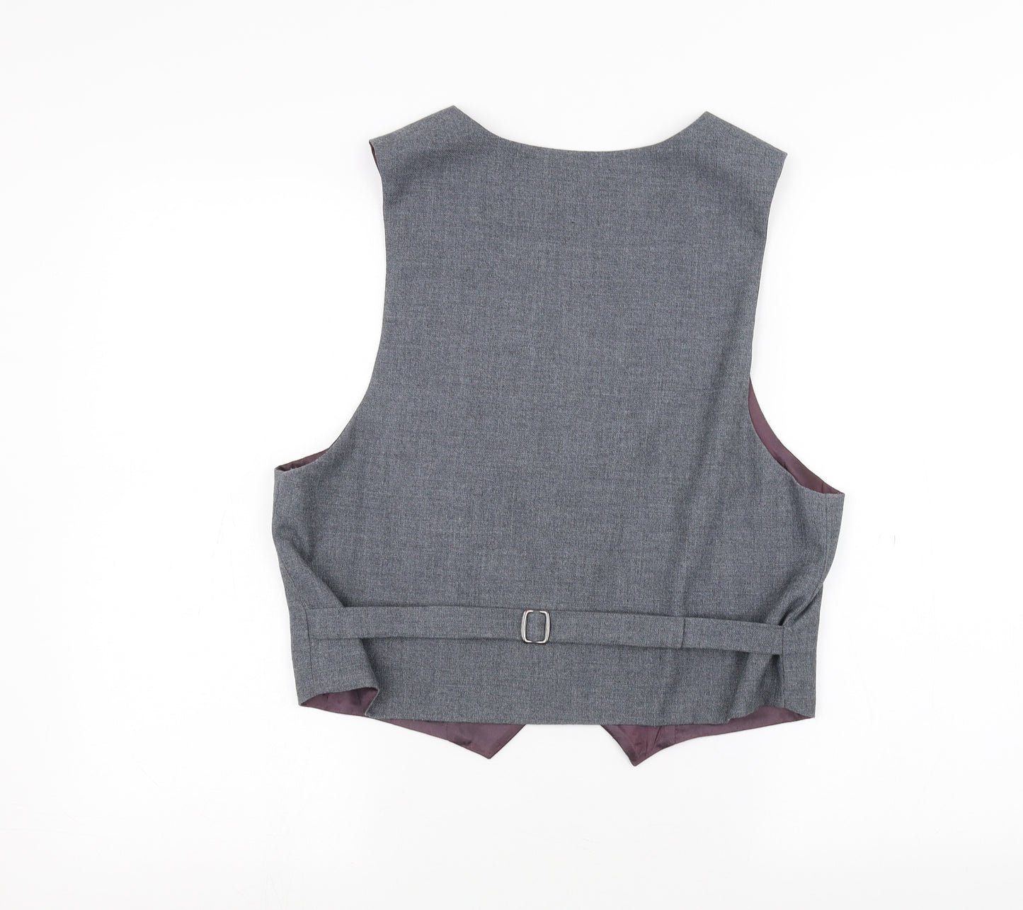 Preworn Mens Grey   Jacket Suit Waistcoat Size 36