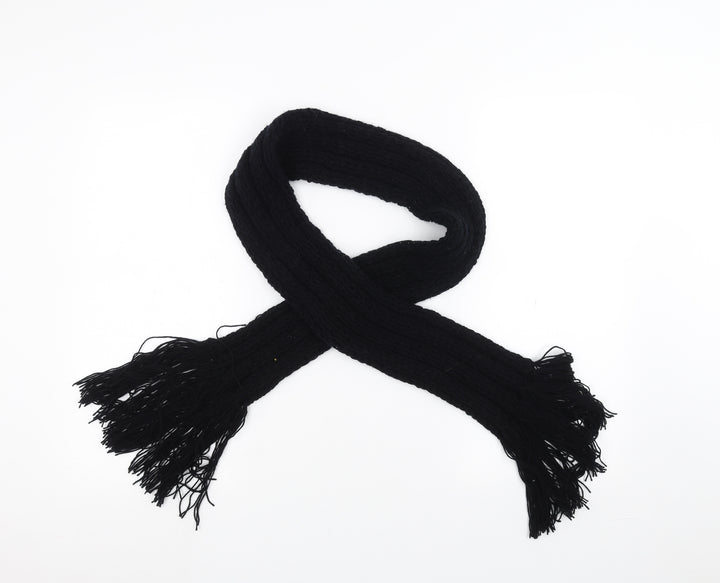 Preworn Womens Black    Scarf