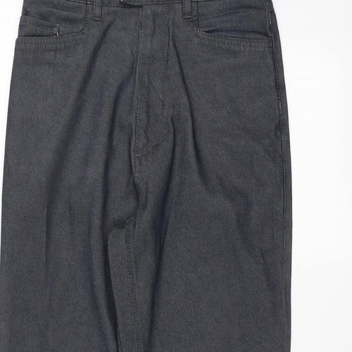 Preworn Mens Grey   Straight Jeans Size 32 in L32 in