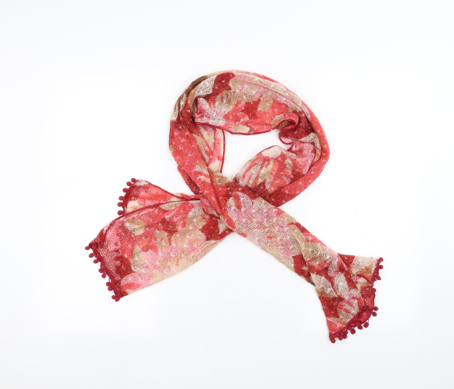 Preworn Womens Red    Scarf