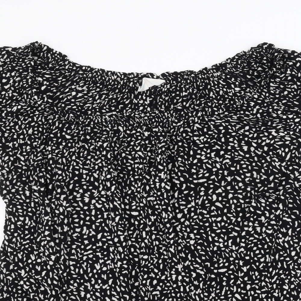 Primark Womens Black Polka Dot  Basic Blouse Size 20