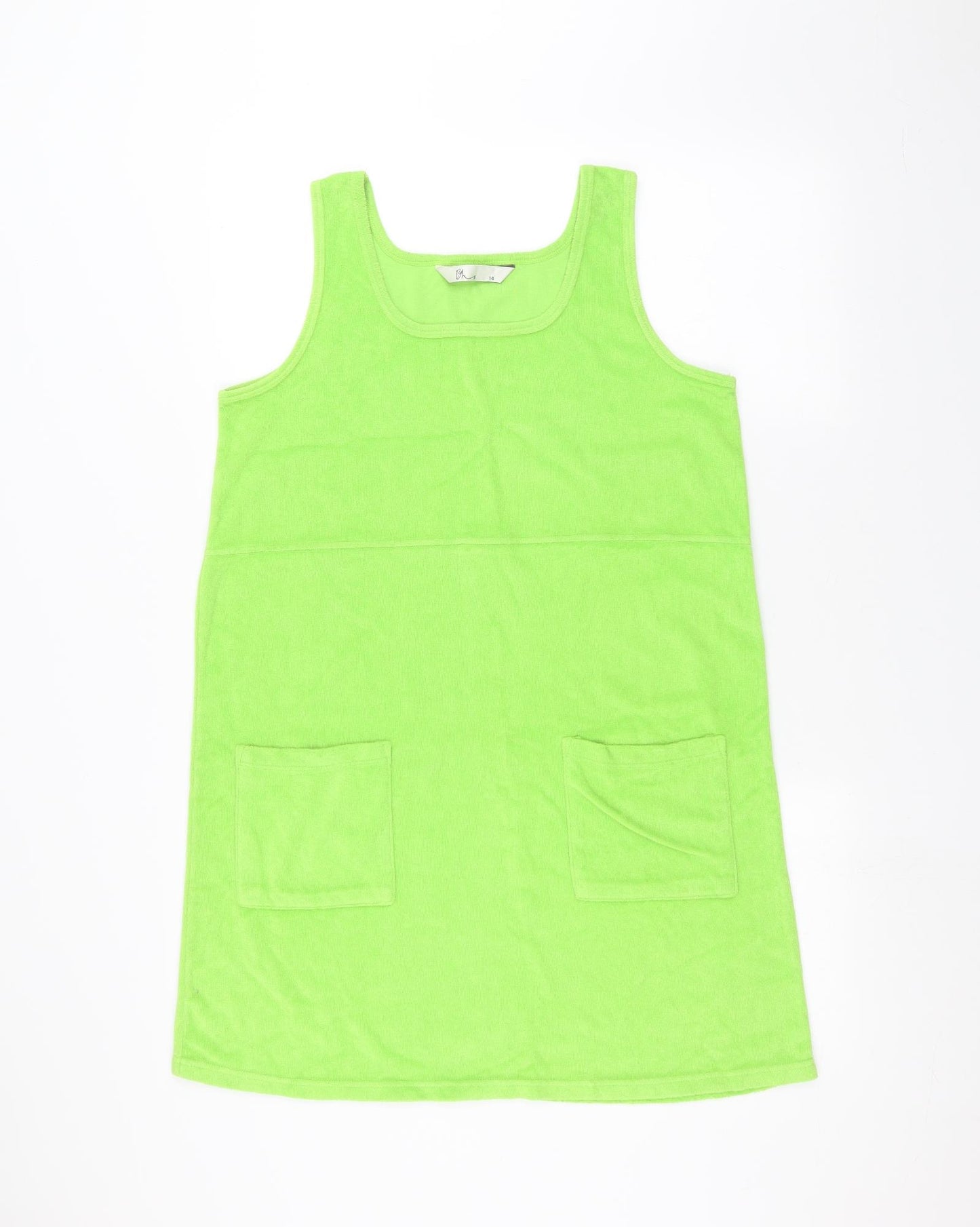 BHS Womens Green   Basic Tank Size 14