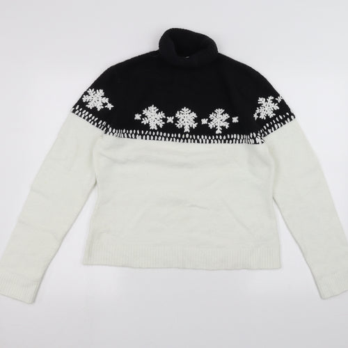Evie Womens White   Pullover Jumper Size 14