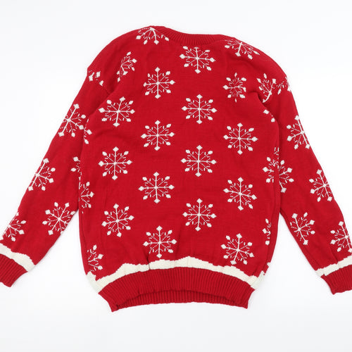 Whisper Mens Red   Pullover Jumper Size M  - chrismas jumper