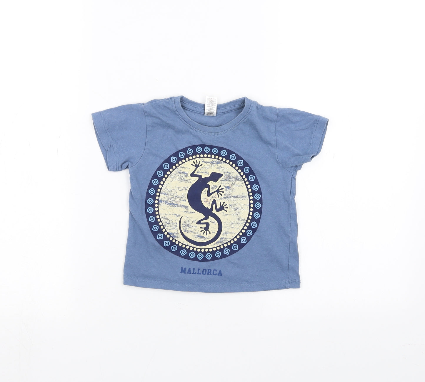 Nath Baby Blue   Basic T-Shirt Size 18-24 Months  - Mallorca