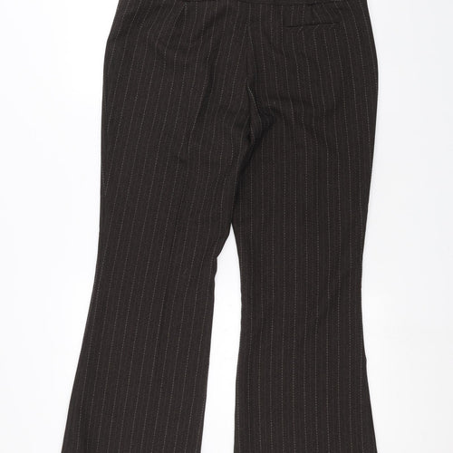 F&F Womens Brown   Trousers  Size 14 L26 in