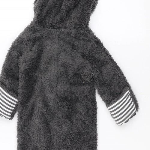 George Baby Grey Solid  Babydoll One Piece Size 3-6 Months
