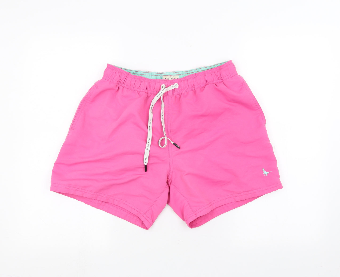 Jack Wills Mens Pink   Sweat Shorts Size M - swim short