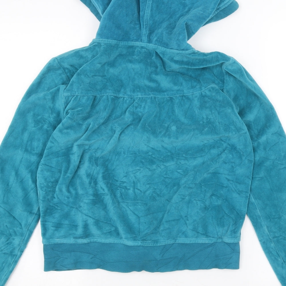 Zara Womens Blue   Full Zip Hoodie Size M
