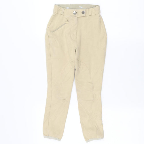 Crane Girls Beige   Sweatpants Trousers Size 7-8 Years