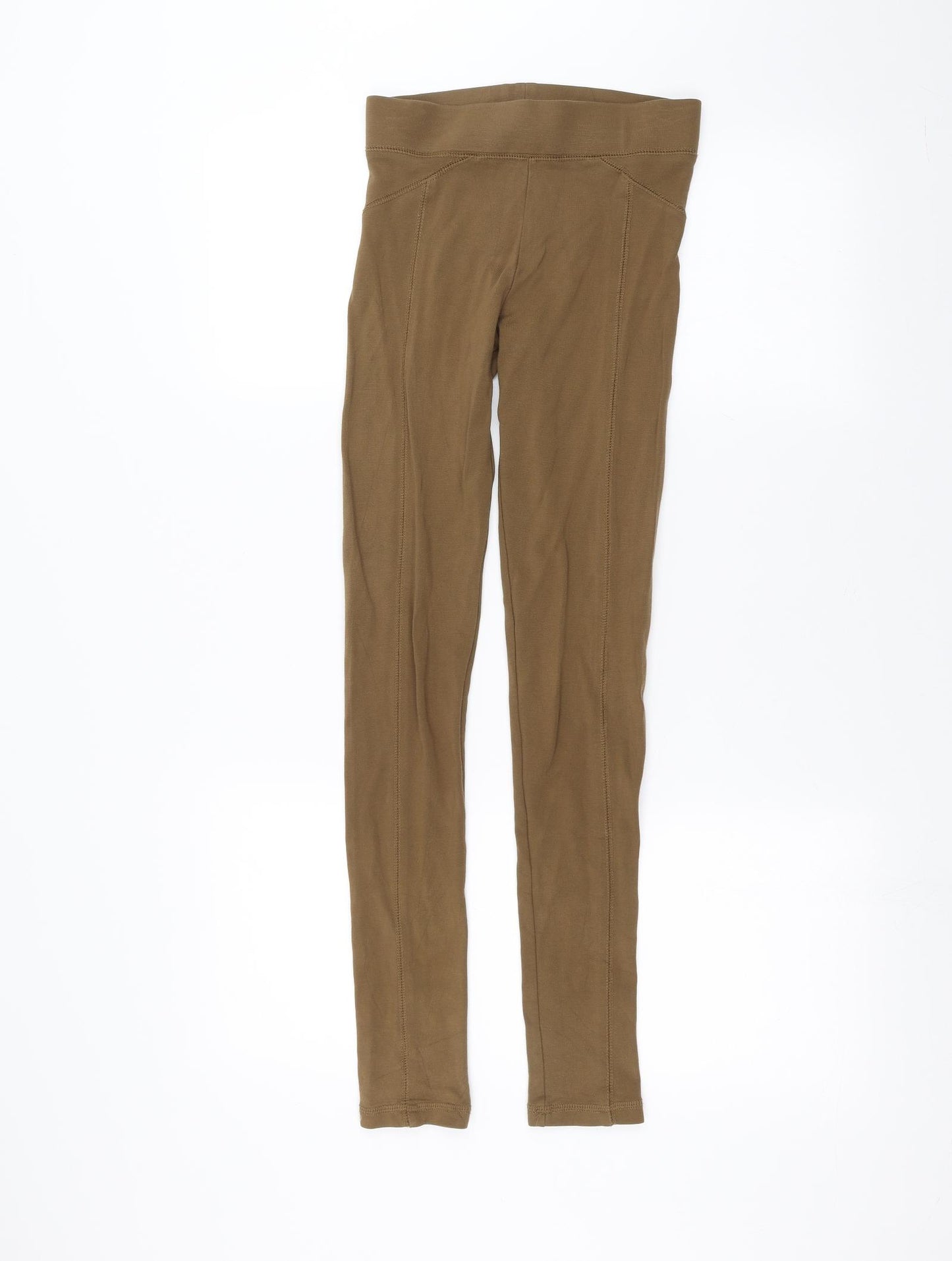 Topshop Womens Brown   Jogger Leggings Size 6 L25 in