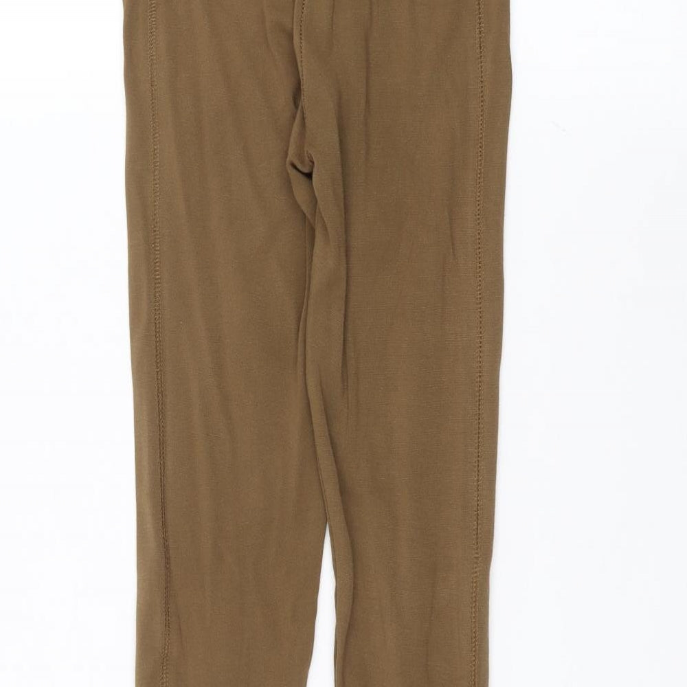 Topshop Womens Brown   Jogger Leggings Size 6 L25 in