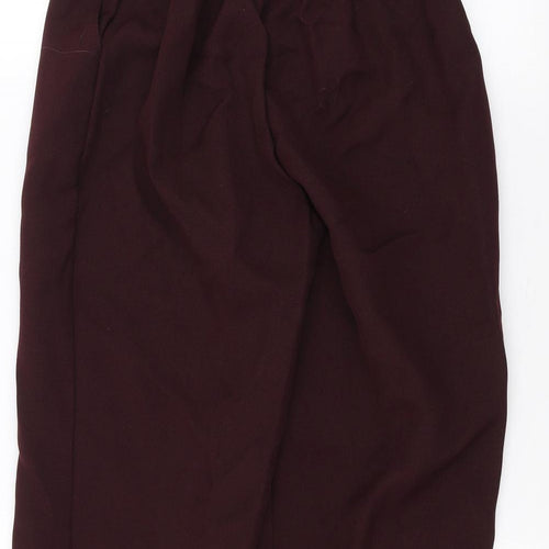 Preworn Womens Red   Trousers  Size 14 L27 in