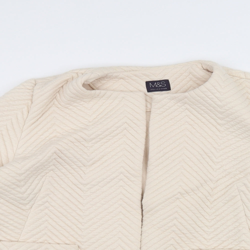 Marks and Spencer Womens White   Jacket  Size 16