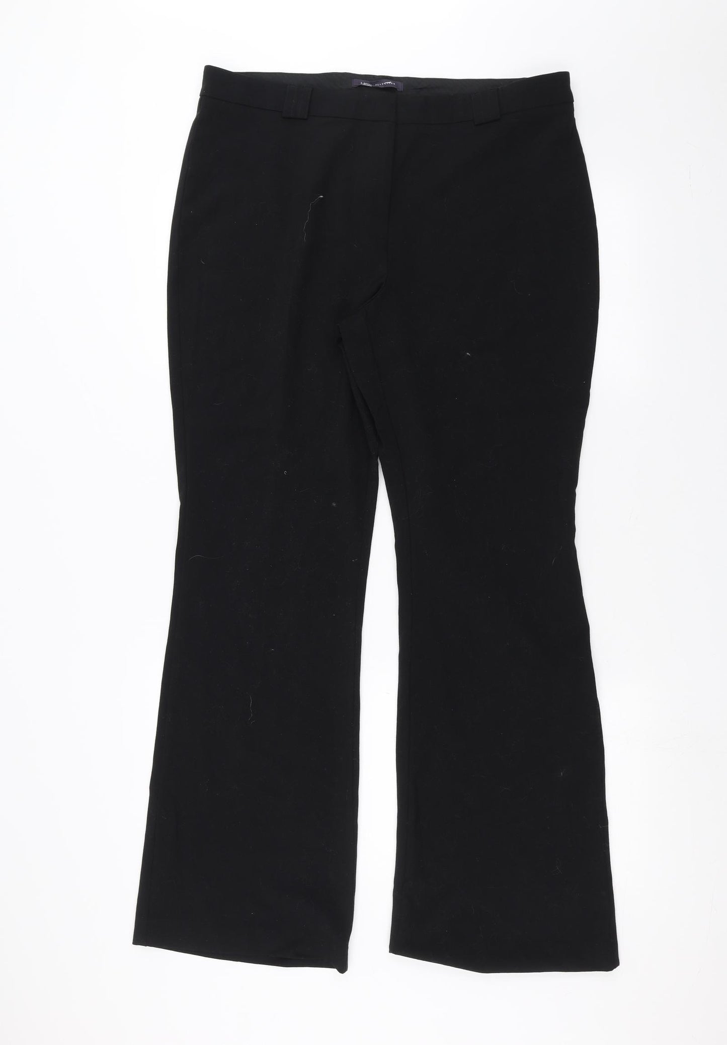 Marks and Spencer Womens Black   Trousers  Size 16 L28 in