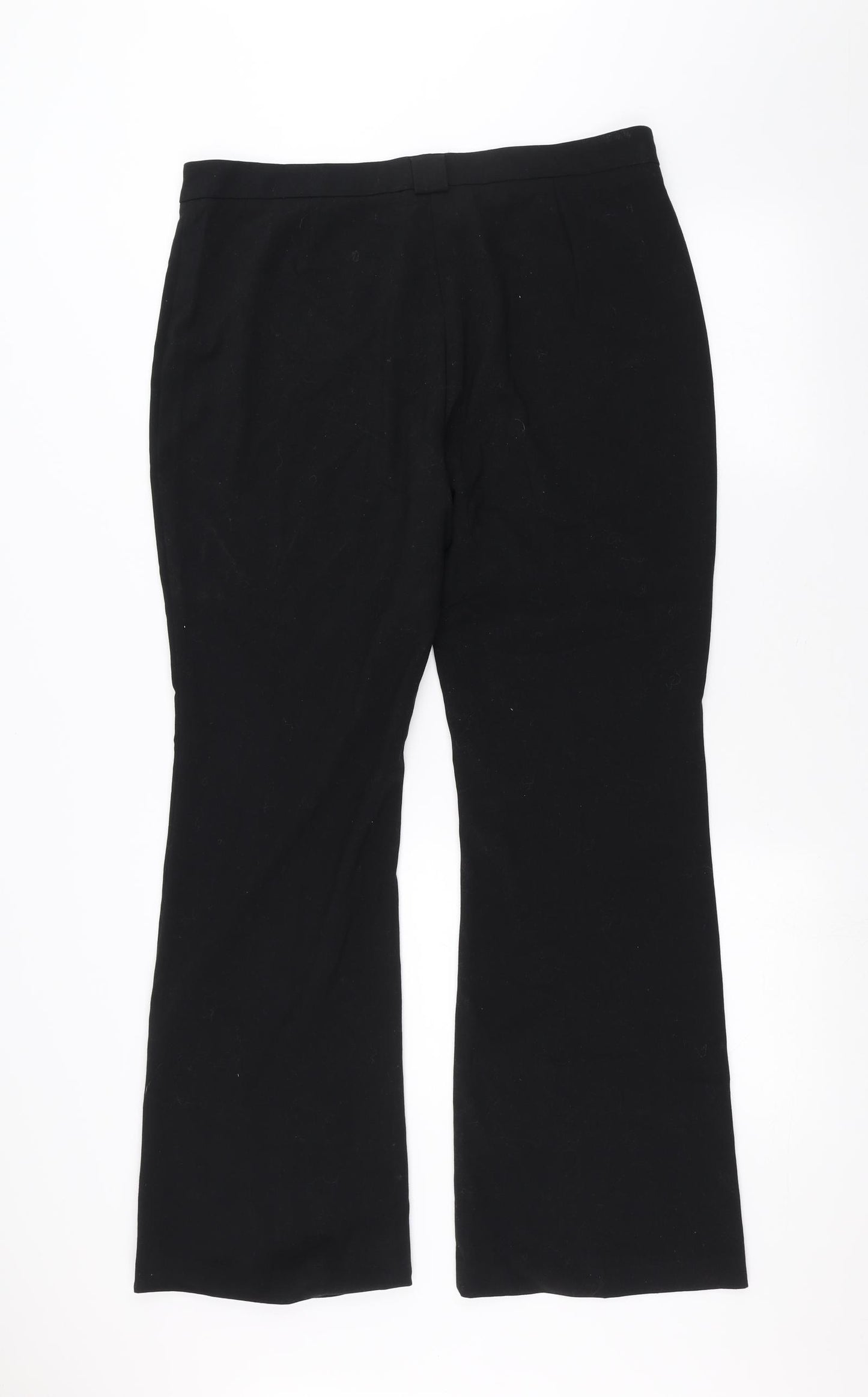 Marks and Spencer Womens Black   Trousers  Size 16 L28 in