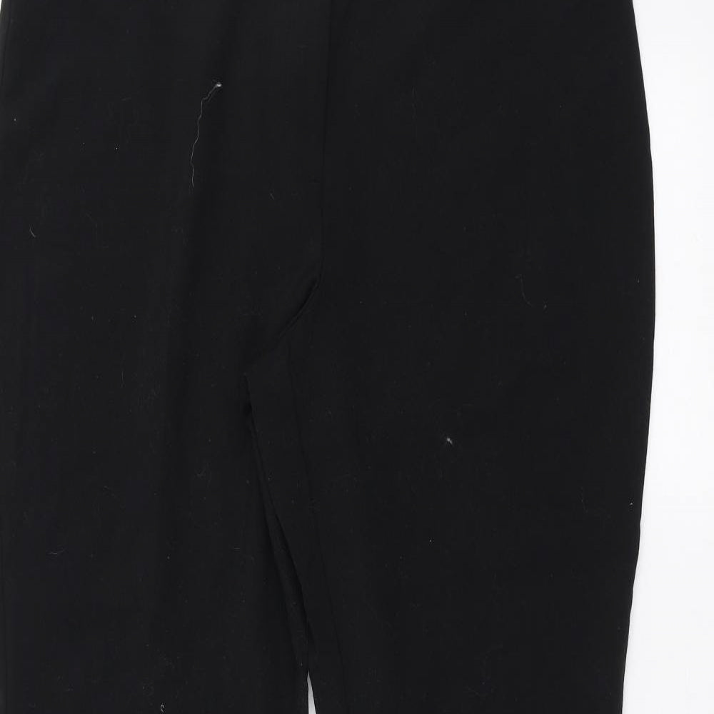 Marks and Spencer Womens Black   Trousers  Size 16 L28 in