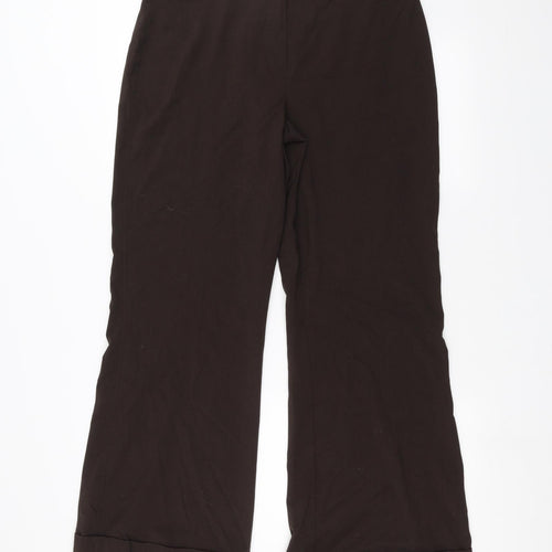 Wallis Womens Brown   Trousers  Size 14 L28 in