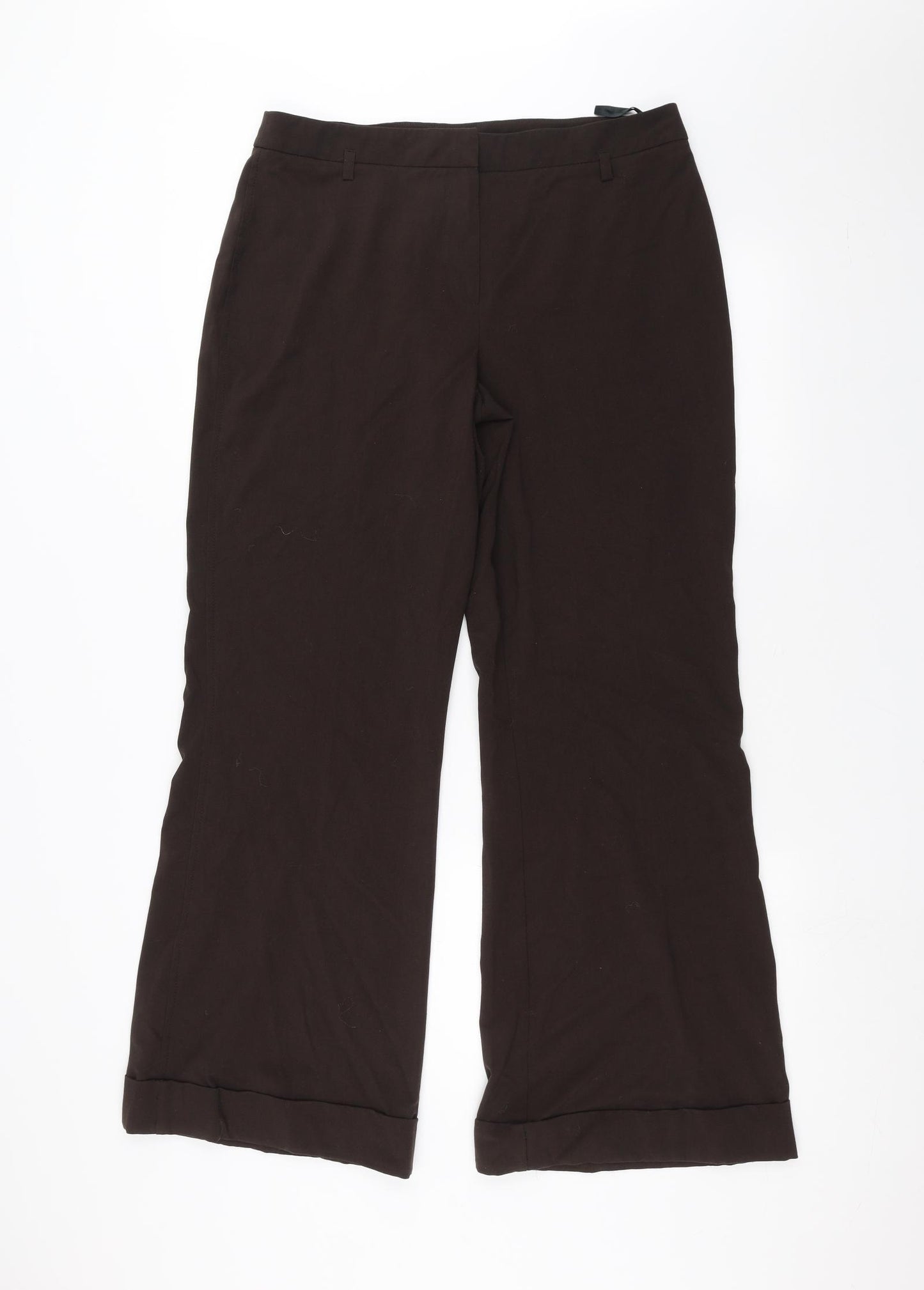 Wallis Womens Brown   Trousers  Size 14 L28 in