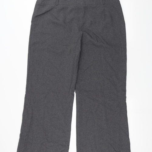 La Moda Womens Grey   Trousers  Size 16 L27 in