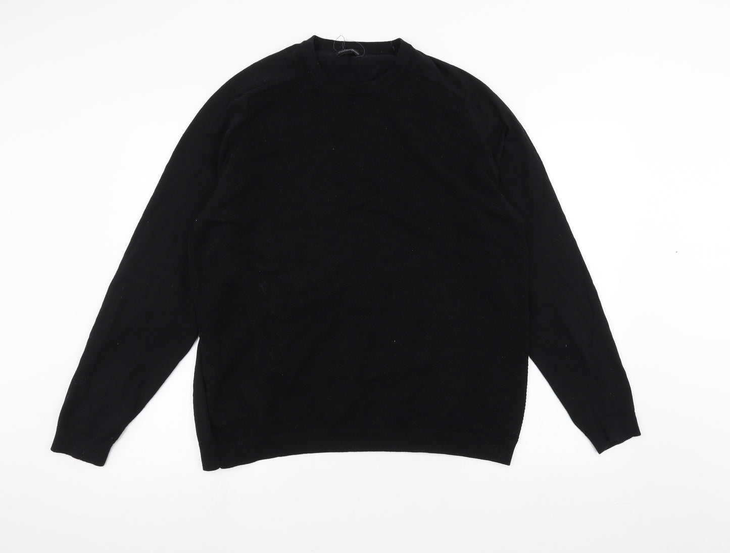 NEXT Mens Black   Pullover Jumper Size XL
