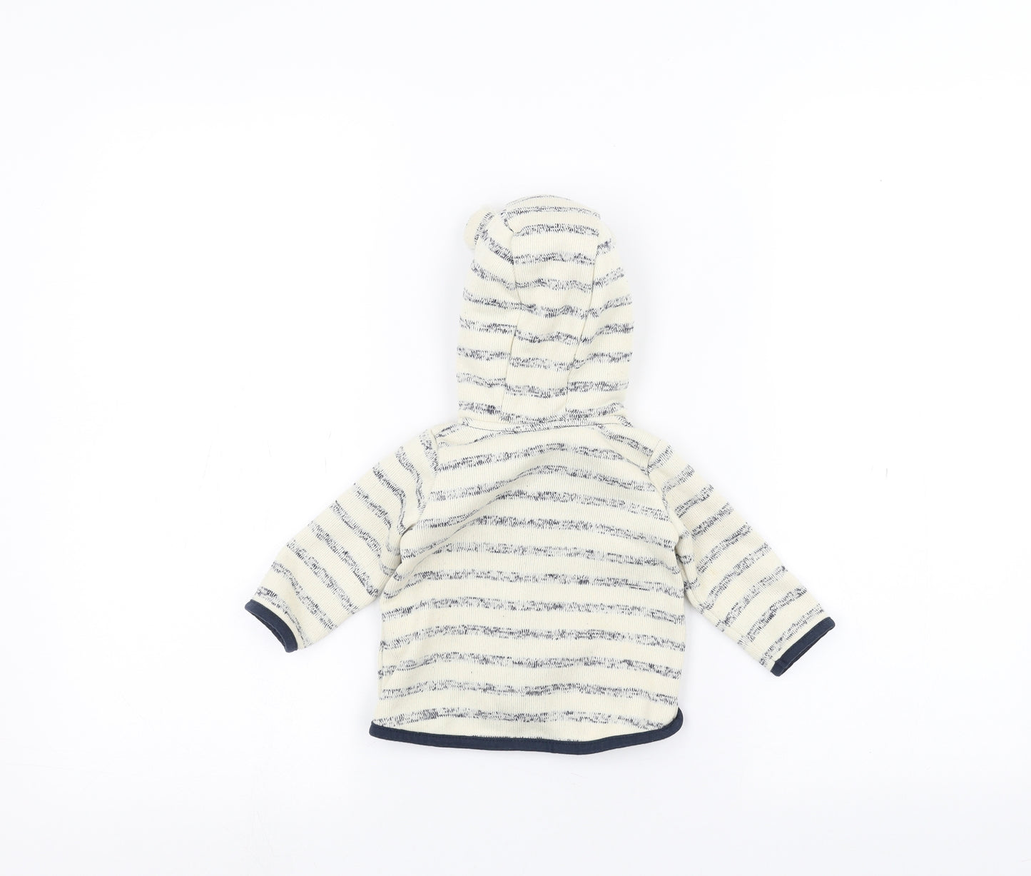 H&M Baby White Striped  Jacket  Size 3-6 Months
